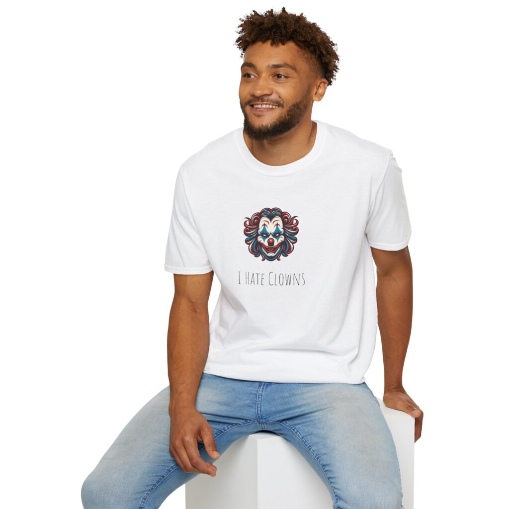 I Hate Clowns Design T-Shirt