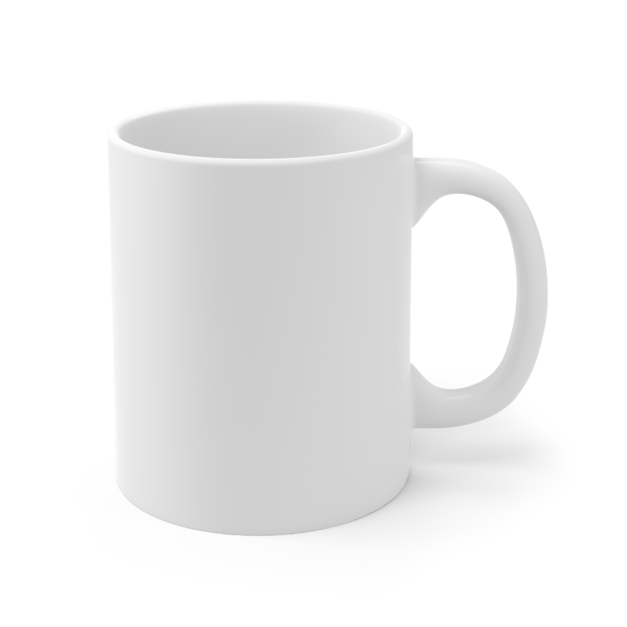 White Ceramic Mug, 11oz - Image 3